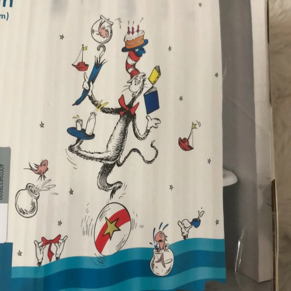 Dr. Seuss THE CAT IN THE HAT Shower Curtain